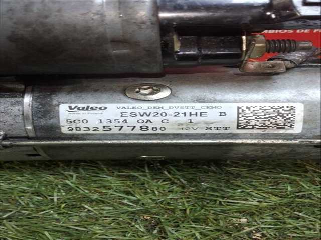 Foto 2ª: Motor de Arranque Citroen Jumpy 1.5 BLUEHDI 100 102CV 75KW FURGONETA [YHR (DV5RUCD)] (2020)