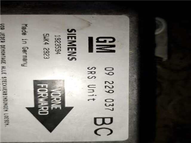 Foto 2ª: Centralita Airbag Opel Astra 1.7 CLUB [1.7 LTR. - 50 KW TURBODIESEL CAT (X 17 DTL - 2H8)]