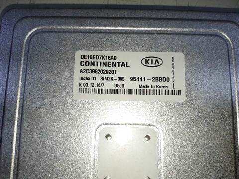 Foto 3ª: Centralita Motor ECU Kia Niro CONCEPT PLUG-IN HYBRID 5P [G4LE] (2017)