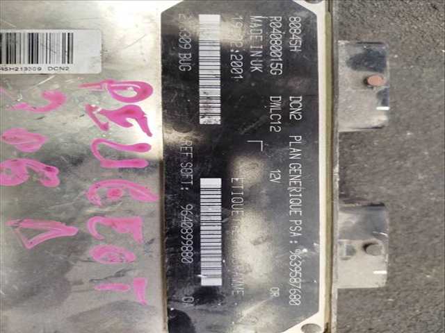 Foto 2ª: Centralita Motor ECU Peugeot 206 VERSION INDEFINIDA (1998)
