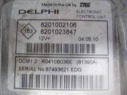 Foto 2ª: Centralita Motor ECU Dacia Sandero 1.5 DCI 68CV 50KW [D/ K9K K 7] (2010)
