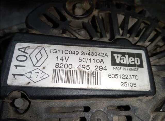Foto 3ª: Alternador Renault Megane 1.9 AUTHENTIQUE [1.9 LTR. - 88 KW DCI DIESEL] II COUPE/CABRIO (2003-_) [F9QB800]