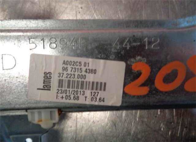 Foto 3ª: Elevalunas Eléctrico Delantero Derecho Peugeot 208 1.2 16V VTI (86CV) [HMZ]