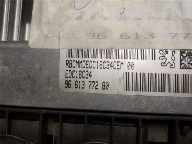 Foto 3ª: Centralita Motor ECU Peugeot 307 1.6 XT [1.6 LTR. - 66 KW 16V HDI] [9HX (DV6ATED4)]