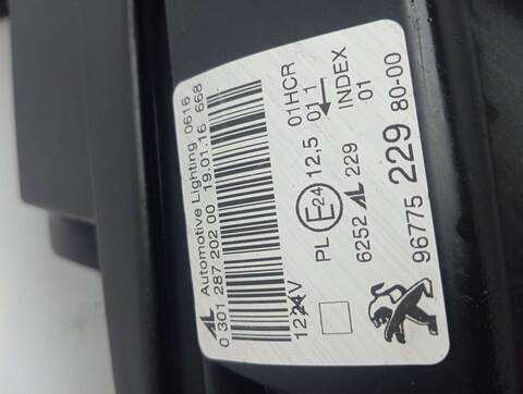 Faro Derecho Peugeot 308 STYLE 110CV 81KW