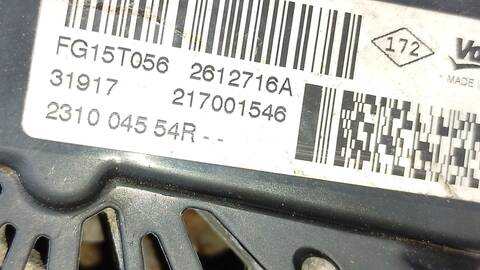 Foto 4ª: Alternador Mercedes Citan 109 CDI LANG A2) 415703) 90CV 66KW [K9K B6] (2013)