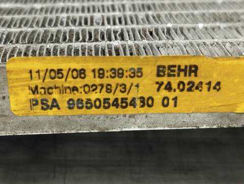 Foto 4ª: Radiador Calefaccion A.A. Peugeot 307 XSI BERLINA 109CV 80KW [9HZ] (2006)