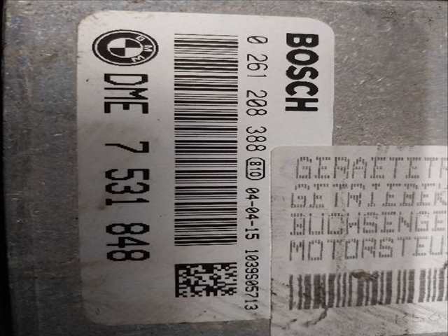 Foto 2ª: Centralita Motor ECU Bmw Serie 3 316 1.8 G (2004)