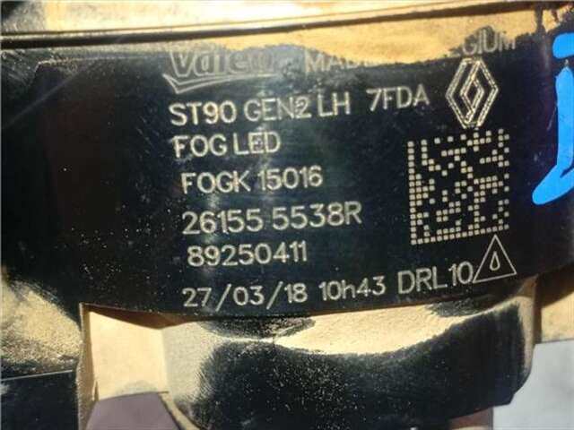 Foto 2ª: Faro Antiniebla Delantero Izquierdo Renault Clio 0.9 BUSINESS [0.9 LTR. - 66 KW TCE ENERGY BIVALENT. GASOLINA - GPL] [H4BB408]