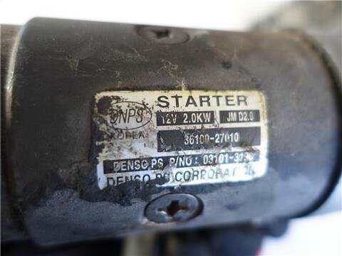 Foto 3ª: Motor de Arranque Hyundai Tucson 2.0 CRDI 140CV 103KW [D4EA-V] (2006)