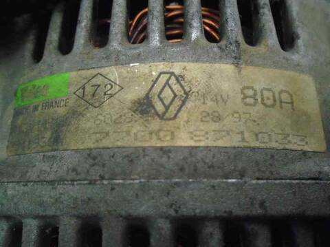 Foto 3ª: Alternador Renault Megane 1.4E RL HATCHBACK BERLINA 75CV 55KW I BERLINA HATCHBACK BA0) [E7J] (1996)