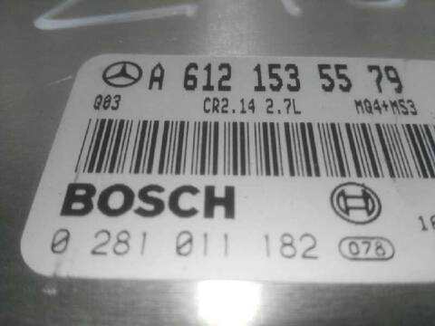 Foto 2ª: Centralita Motor ECU Mercedes Clase C 160 270 CDI 203.016) BERLINA 170CV 125KW [612962] (2003)