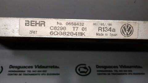 Foto 3ª: Radiador Calefaccion A.A. Volkswagen Polo 1.4 16V 80CV 59KW [BUD] (2008)