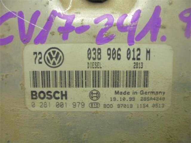 Foto 3ª: Centralita Motor ECU Volkswagen Golf 1.9 CONCEPTLINE [1.9 LTR. - 66 KW TDI] [ALH]