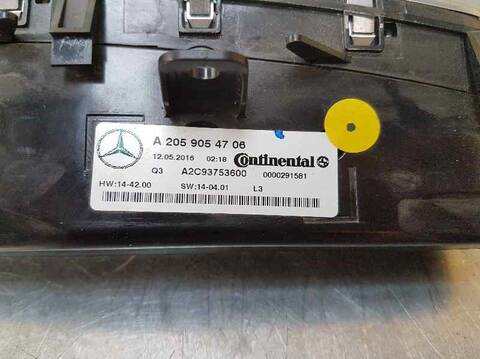 Foto 3ª: Mando Climatizador Mercedes Clase C 160 C 63 AMG 205.386) COUPE 476CV 350KW [177980] (2016)