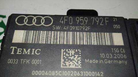 Foto 3ª: Centralita Cierre Centralizado Audi A6 2.4 BERLINA 177CV 130KW [BDW] (2006)