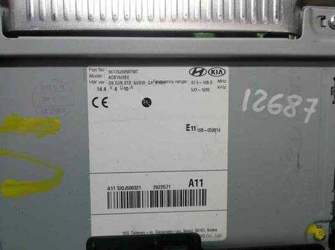 Foto 3ª: Sistema Audio Radio CD Hyundai Kona ESSENCE 2WD 120CV 88KW [G3LC] (2019)