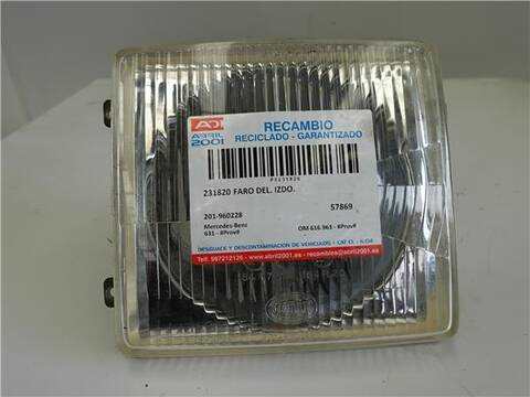 Faro Izquierdo Mercedes Clase MB 120 631 76CV 56KW
