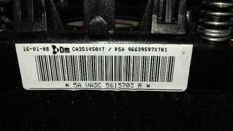 Foto 3ª: Airbag Delantero Izquierdo Peugeot Partner 1.9 DIESEL 69CV 51KW [WJY] (2005)
