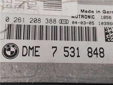 Foto 3ª: Centralita Motor ECU Bmw Serie 3 315 1.8 316TI 115CV 85KW [N46 B18 A] (2004)