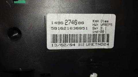 Foto 3ª: Cuadro de Instrumentos Peugeot 807 SR 107CV 79KW [RHT] (2004)