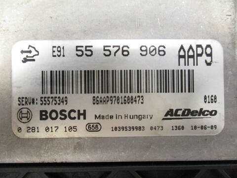 Foto 2ª: Centralita Motor ECU Opel Insignia A20DTH BERLINA (2010)