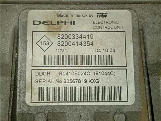 Centralita Motor ECU Renault Megane 1.5 AUTHENTIQUE CONFORT [1.5 LTR. - 74 KW DCI DIESEL] II BERLINA 3P (10.2002-_)