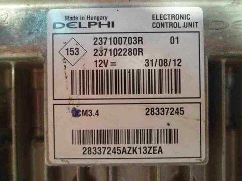 Foto 3ª: Centralita Motor ECU Dacia Duster 1.5 DCI DIESEL FAP CAT 90CV 66KW [K9K E8] (2012)
