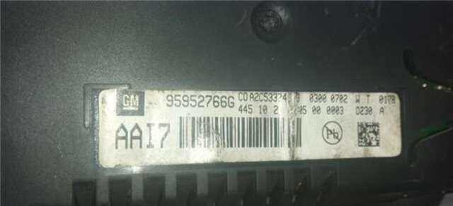 Pantalla Multifuncion Chevrolet Orlando 2.0 LT [2.0 LTR. - 96 KW DIESEL CAT]