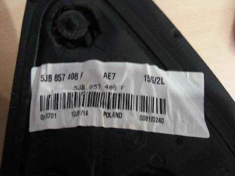 Foto 3ª: Retrovisor Derecho Skoda Spaceback 1.6 TDI 90CV [D/ CAY] (2013)