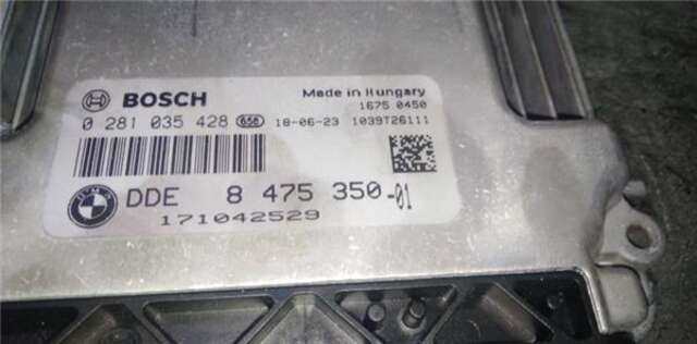 Centralita Motor ECU Bmw Serie 1 114 2.0 120 D [2.0 LTR. - 140 KW 16V TURBODIESEL]