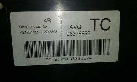 Foto 2ª: Centralita Motor ECU Daewoo Kalos 1.2 CAT 72CV 53KW [B12S1] (2004)