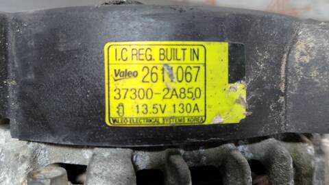 Foto 3ª: Alternador Kia Sportage CONCEPT 4X2 116CV 85KW [D4FD] (2011)