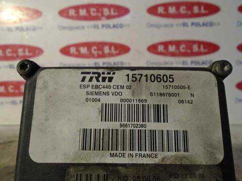 Foto 3ª: Abs Peugeot 407 1.6 HDI FAP CAT 9HZ - DV6TED4) 109CV 80KW (2006)