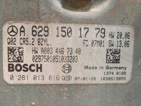 Foto 4ª: Centralita Motor ECU Mercedes Clase ML 450 4.0 TD 313CV 230KW AUT. [629912] (2007)