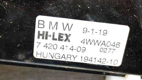 Foto 4ª: Elevalunas Manual Trasero Derecho Bmw X2 SDRIVE18D M SPORT 150CV 110KW [B47C20B] (2019)