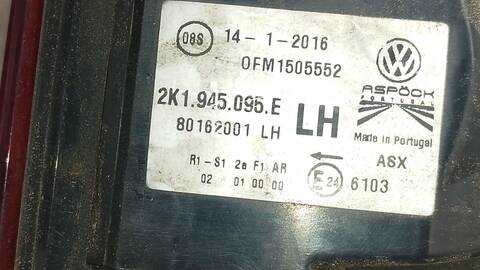 Foto 4ª: Piloto Trasero Izquierdo Volkswagen Caddy MAXI KOMBI BMT 102CV 75KW FURGON [DFS] (2016)