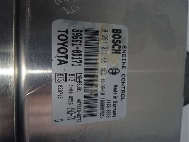 Foto 2ª: Centralita Motor ECU Toyota Yaris 1.4 D-4D LINEA TERRA 75CV 55KW [1ND-TV] (2005)