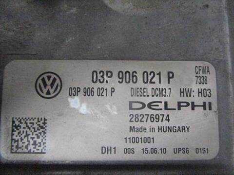 Foto 2ª: Centralita Motor ECU Seat Ibiza 1.2 TDI BERLINA 75CV 55KW [CFW] (2011)