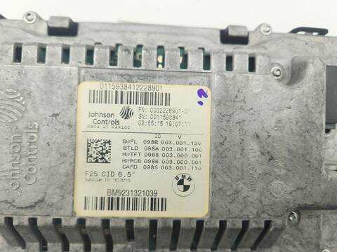 Foto 4ª: Pantalla Multifuncion Bmw X3 XDRIVE 20 D 184CV 135KW [N47 D20 C] (2011)