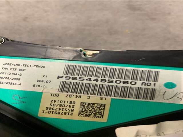 Foto 3ª: Cuadro de Instrumentos Peugeot 307 1.6 16V 110CV [NFU] (2005)