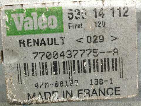 Foto 3ª: Motor Limpia Trasero Renault Megane 1.4 16V KALEIDO 107CV 79KW I SCENIC JA0) [K4J A7] (2002)