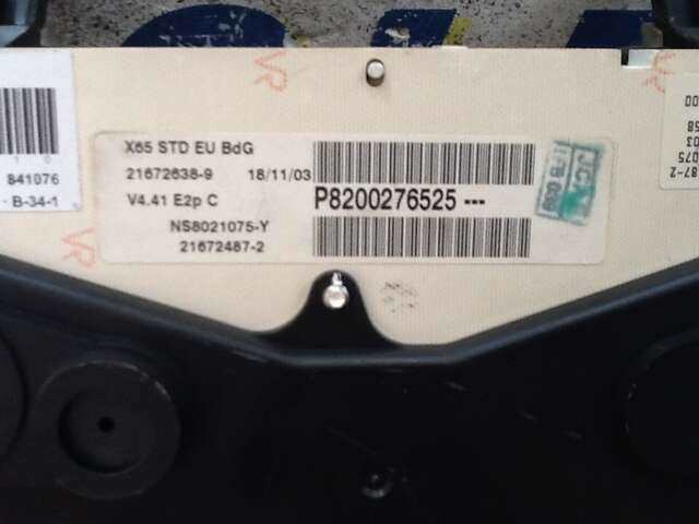 Foto 3ª: Cuadro de Instrumentos Renault Clio 1.200 16V 75CV/55KW 0CV [D4F 712] (2003)