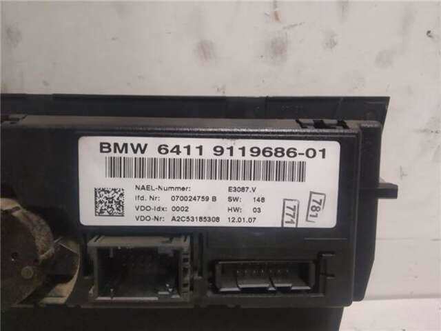 Foto 3ª: Mando Climatizador Bmw Serie 3 315 2.0 320D [2.0 LTR. - 120 KW 16V DIESEL] [M47 D20 (20 4 D4)]