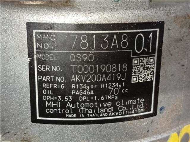 Compresor Aire Acondicionado Mitsubishi Eclipse 1.5 MOTION 2WD [1.5 LTR. - 120 KW T-MIVEC]