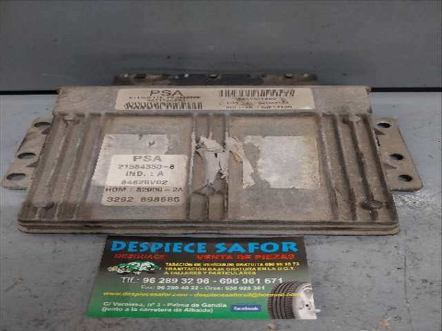 Centralita Motor ECU Peugeot 206 1.4 G