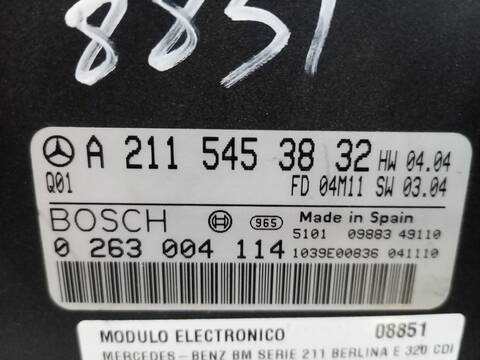 Foto 4ª: Centralita Motor ECU Mercedes Clase E 180 E 320 CDI 211.026) BERLINA 204CV 150KW [648961] (2005)