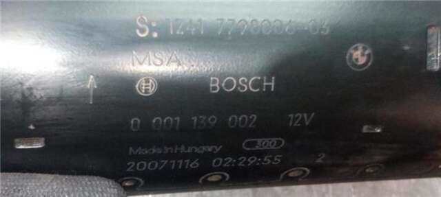 Foto 2ª: Motor de Arranque Bmw Serie 3 315 2.0 318D [2.0 LTR. - 105 KW TURBODIESEL CAT] [N47 D20 A]