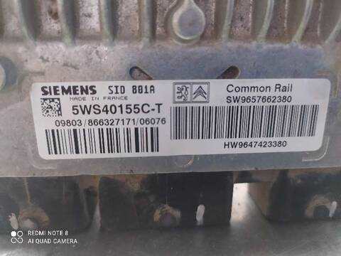 Foto 2ª: Centralita Motor ECU Peugeot 307 XT 107CV 79KW [RHS] (2002)