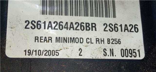 Cerradura Puerta Trasera Derecha Ford Fiesta 1.4 TDCI